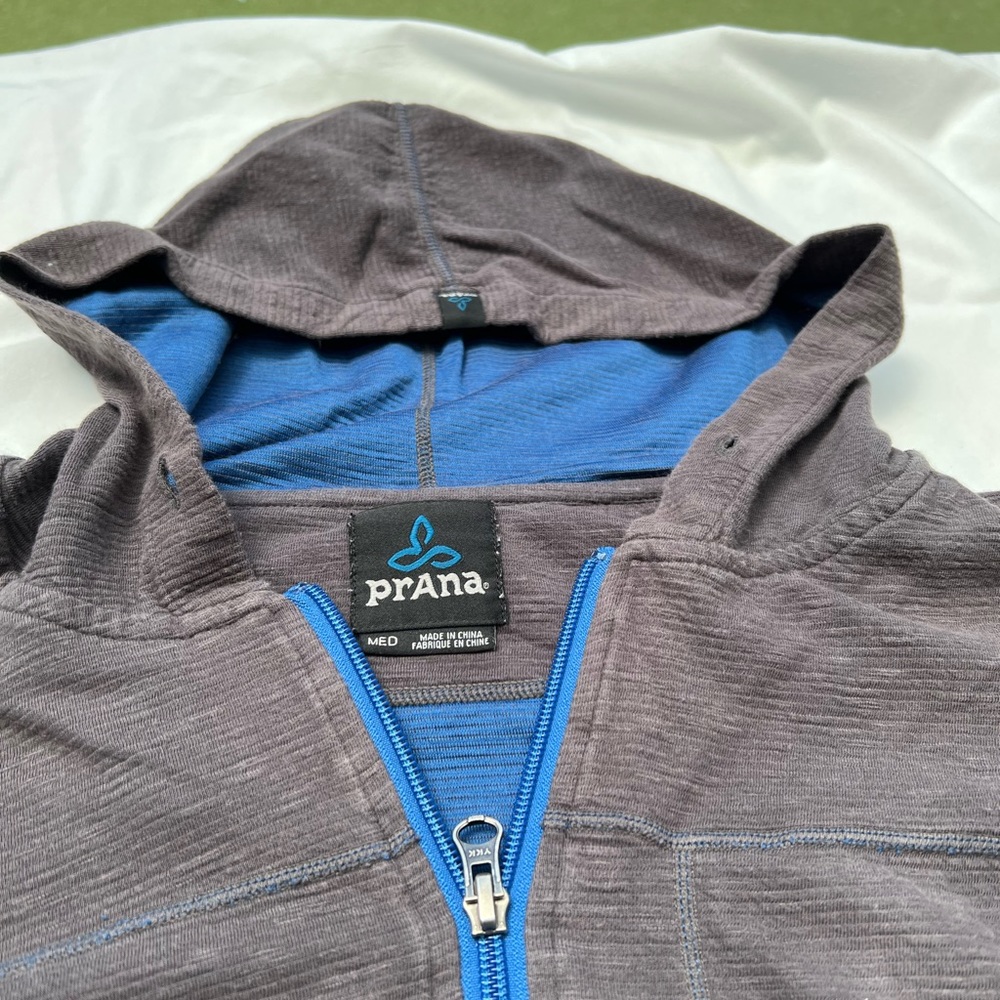 Prana athletic fleece hoodie sweatshirt